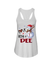 I Love Being A Dee - Xmas Ladies Flowy Tank tile
