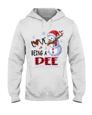 I Love Being A Dee - Xmas Hooded Sweatshirt tile