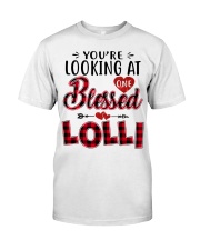 One Blessed Lolli - Red Classic T-Shirt front