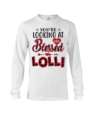 One Blessed Lolli - Red Long Sleeve Tee tile