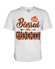 Blessed Grandmommy - Autumn V-Neck T-Shirt tile