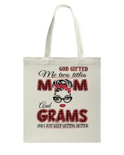 Mom And Grams - Red 2022 .Png Tote Bag tile