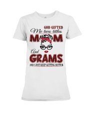 Mom And Grams - Red 2022 .Png Premium Fit Ladies Tee tile