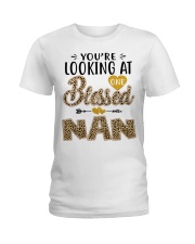 One Blessed Nan - Leo Ladies T-Shirt tile