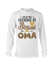 One Blessed Oma - Leo Long Sleeve Tee tile