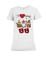 I Love Being Gg - R Premium Fit Ladies Tee tile
