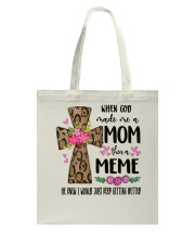Mom Then A Meme - Cross 2 Tote Bag tile