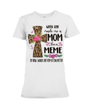 Mom Then A Meme - Cross 2 Premium Fit Ladies Tee tile
