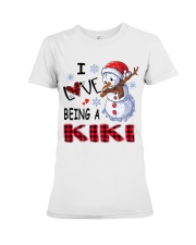 I Love Being A Kiki - Xmas Premium Fit Ladies Tee tile