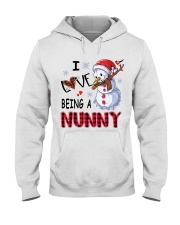I Love Being A Nunny - Xmas Hooded Sweatshirt tile