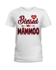 Blessed Mammoo - Red Ladies T-Shirt tile