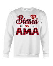 Blessed Ama - Red Crewneck Sweatshirt tile