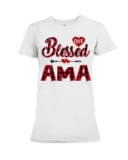 Blessed Ama - Red Premium Fit Ladies Tee tile