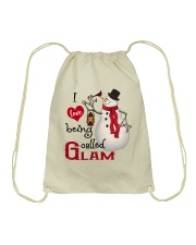 I Love Being Called Glam - Xmas Drawstring Bag tile
