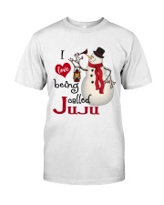 I Love Being Called Juju - Xmas Classic T-Shirt front