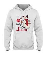 I Love Being Called Juju - Xmas Hooded Sweatshirt tile