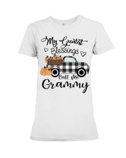 My Greatest Blessings call me Grammy Premium Fit Ladies Tee tile