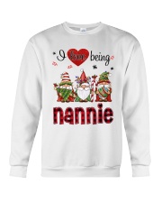 I Love Being Nannie - R Crewneck Sweatshirt tile
