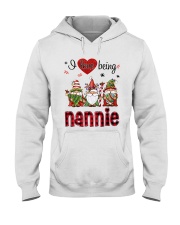 I Love Being Nannie - R Hooded Sweatshirt tile