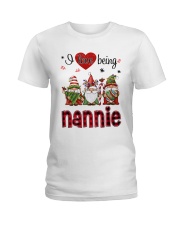 I Love Being Nannie - R Ladies T-Shirt tile