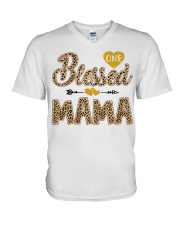 Blessed Mama - Leo V-Neck T-Shirt tile
