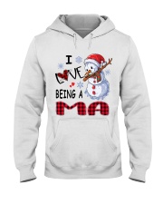I Love Being A Ma - Xmas Hooded Sweatshirt tile