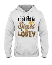 One Blessed Lovey - Leo Hooded Sweatshirt tile