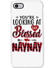 One Blessed Naynay - Red Phone Case tile