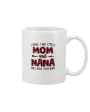 I have two titles mom and NANA Mug tile