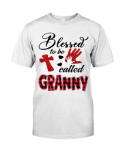 Blessed To Be Called Granny - Red Classic T-Shirt front