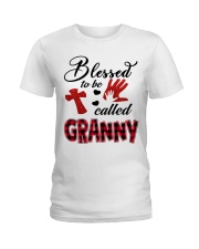 Blessed To Be Called Granny - Red Ladies T-Shirt tile