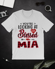 One Blessed Mia - Red Classic T-Shirt lifestyle-mens-crewneck-front-16