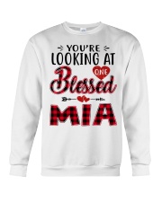 One Blessed Mia - Red Crewneck Sweatshirt tile
