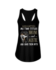 Mom And Auntie - Rock Them Both Cross Ladies Flowy Tank tile