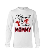 Blessed To Be Called Mommy - Red Long Sleeve Tee tile