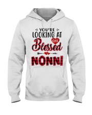 One Blessed Nonni - Red Hooded Sweatshirt tile