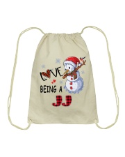 I Love Being A Jj - Xmas Drawstring Bag tile