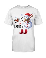I Love Being A Jj - Xmas Classic T-Shirt front