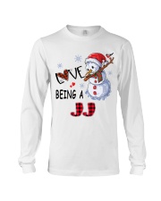 I Love Being A Jj - Xmas Long Sleeve Tee tile
