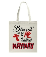Blessed To Be Called Naynay - Red Tote Bag tile
