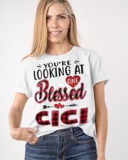 One Blessed Cici - Red Classic T-Shirt apparel-classic-tshirt-lifestyle-front-100