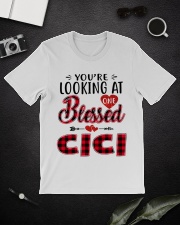 One Blessed Cici - Red Classic T-Shirt lifestyle-mens-crewneck-front-16