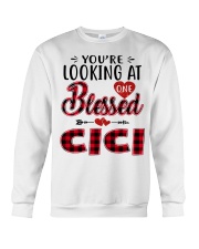 One Blessed Cici - Red Crewneck Sweatshirt tile