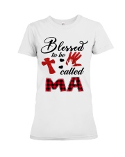 Blessed To Be Called Ma - Red Premium Fit Ladies Tee tile