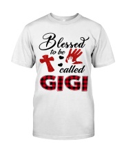 Blessed To Be Called Gigi - Red Classic T-Shirt front