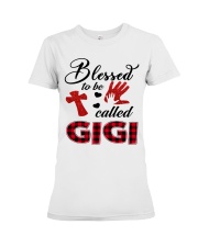 Blessed To Be Called Gigi - Red Premium Fit Ladies Tee tile