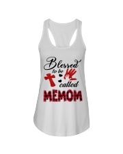 Blessed To Be Called Memom - Red Ladies Flowy Tank tile