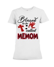Blessed To Be Called Memom - Red Premium Fit Ladies Tee tile