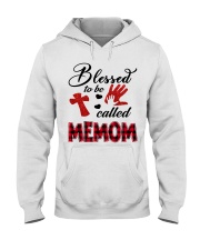 Blessed To Be Called Memom - Red Hooded Sweatshirt tile