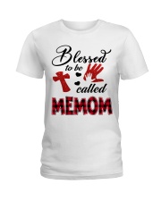 Blessed To Be Called Memom - Red Ladies T-Shirt tile